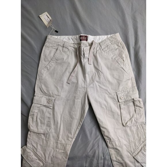 Matchstick Pants Beige Cargo Khaki Tactical Utility Trouser Mens Size 40X32 - Picture 2 of 11